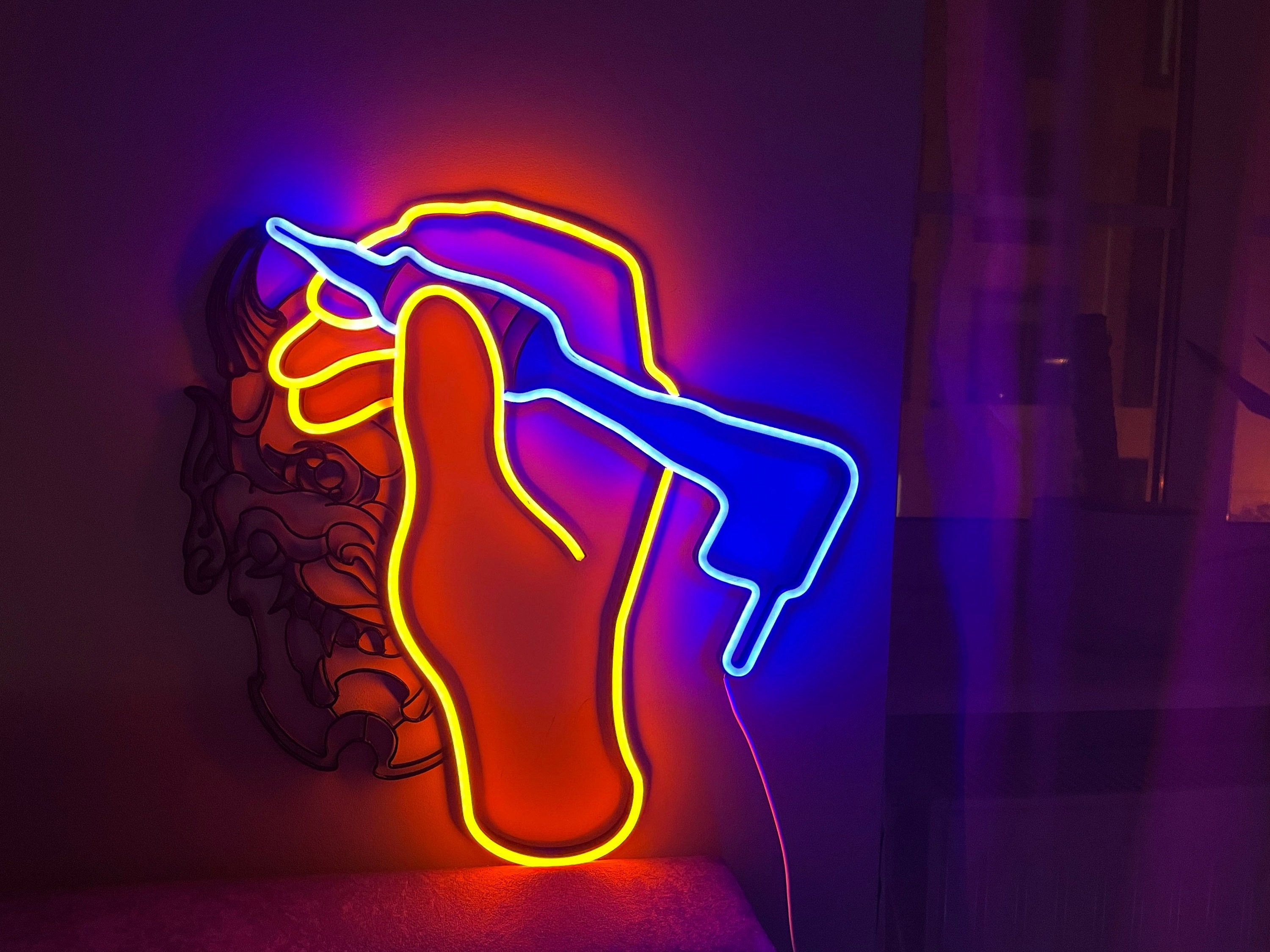 Tattoo Neon Sign Photography Print