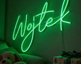 Custom Name Neon Sign, Personalized Christmas Gift for Child, Kids Bedroom Light, Unique Gift for Daughter or Son