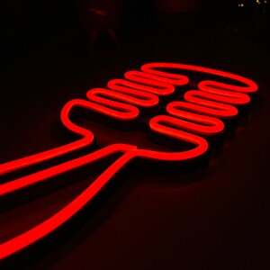 Mic Microphone Art, Music Neon Sign, Microphone Art, Music Room Decor