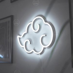 akatsuki anime cloud Neon Sign wall sign  decor, Neon anime Sign, Wall Art, asian Decor, Neon Light,  neon Sign, Manga Art, anime wall art