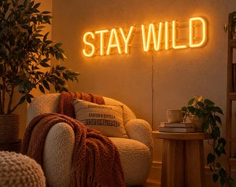 Custom Neon Sign, Personalized Text LED Light, Any Name Word or Phrase Neon, Custom Quote Wall Decor, Unique Personalized Gift