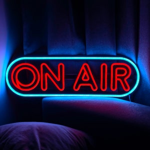 on air Neon Sign | sign Art | Light Sign Led Logo | Wall Decor | Custom Neon Sign | neon sign | neon light | neon sign wall decor | wall art