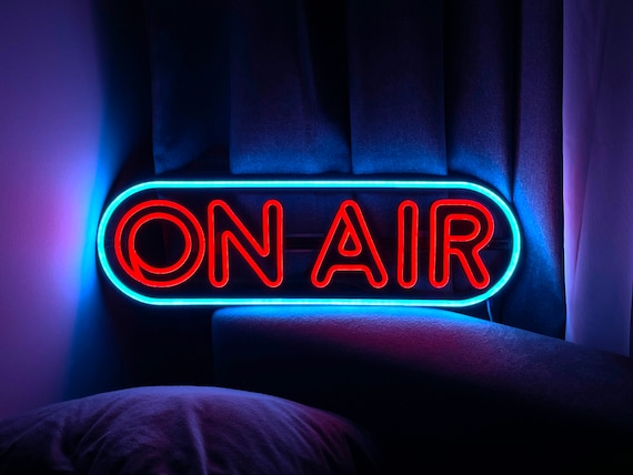 On Air Neon Sign on Air Sign Art Light Sign Led Logo on - Etsy