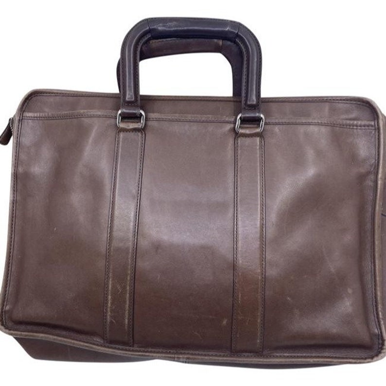 Coach Baltimore Mall Vintage Breifcase Brown Leather Soldering Messenger Bag