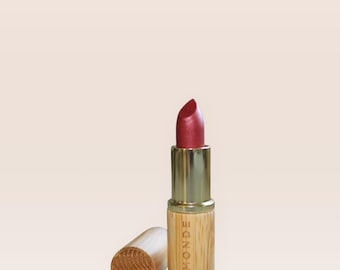 Vegan Satin Lipstick, Mineral Lipstick, Natural Lip Colour, Hydrating Lipstick, Long Lasting Lipstick, Clean Beauty Makeup