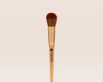 Vegan Powder Brush, Medium Makeup Brush, Mineral Makeup Brush, Setting Powder Brush, Cruelty Free Brush, Eco Beauty Tool