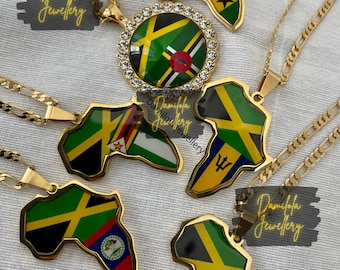 Create Your Own Custom Flag Pendant Africa