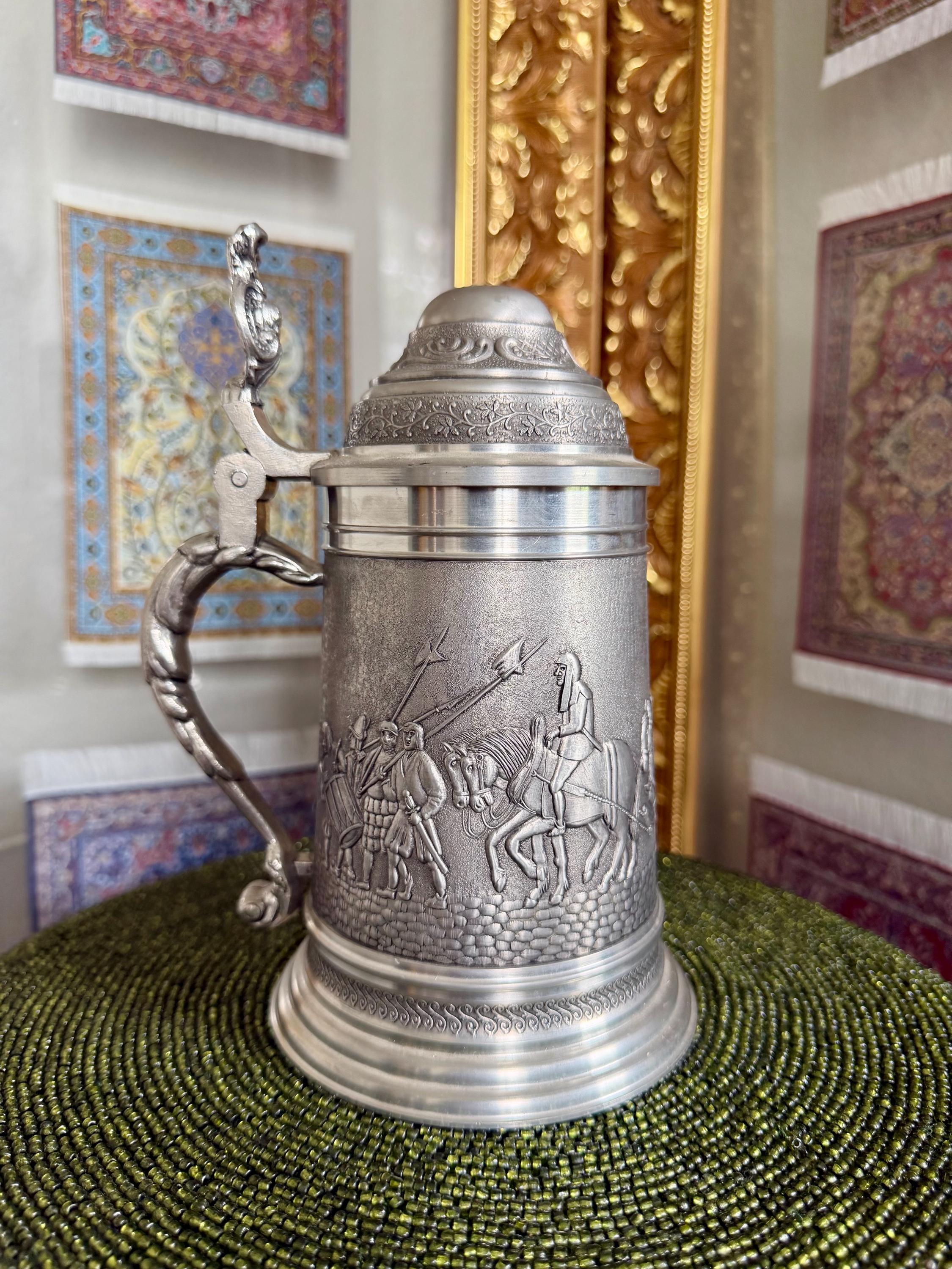 Zinn beer stein - Etsy 日本