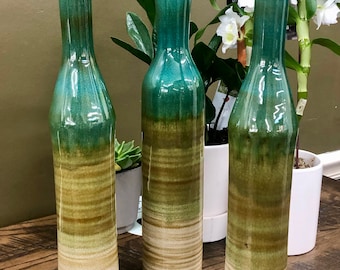 Crackle Glaze Vases