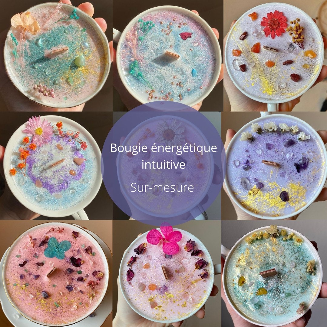 Bougie Énergétique Personnalisée - sur Mesure