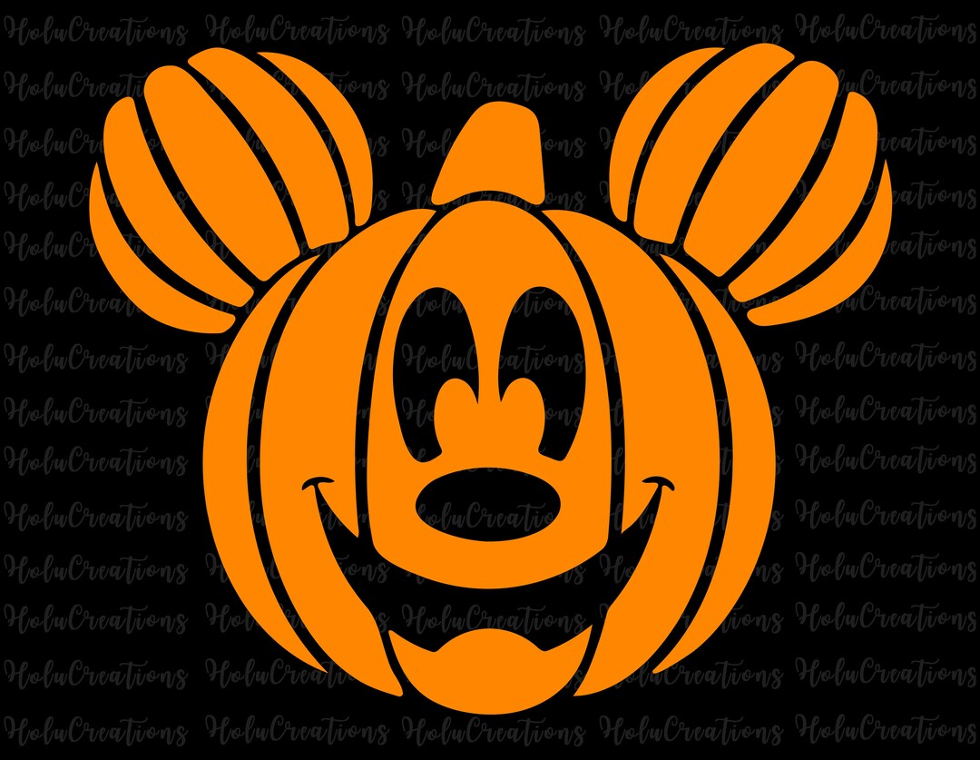 Halloween Pumpkin Mouse Head Svg, Trick or Treat Svg, Spooky Vibes Svg ...
