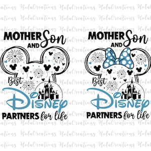 Madre e hijo mejores socios para la vida, mejores amigos, creando recuerdos, vacaciones familiares, reino mágico, viaje familiar 2024, el mejor día de todos los tiempos png