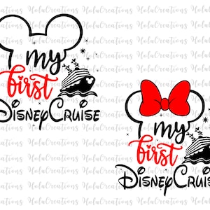 Bundle First Cruise Svg, Family Vacation Svg, Cruise Trip Svg, Vacay Mode Svg, Magical Kingdom, Svg, Mickey Mouse and Minnie Mouse head