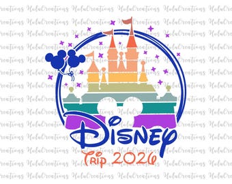 Bundle Family Trip 2026 Png, Vacation 2026, Mouse and Friend Squad, Vacay Mode Png, Magical Kingdom 2026 Shirt Design, Best Day Ever Castle