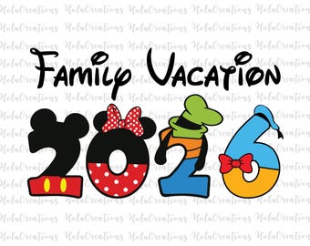 2026 Family Vacation Svg, Family Trip Png, Magical Kingdom, Vacay Mode Svg, Disneyworld Trip 2026 Svg, Friend Squad, Disney Couple Shirts