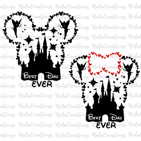 Best Dad Ever SVG, Father's Day Svg, Magical Kingdom Svg Minnie, Daddy Life Svg, Gift For Dad, Dad Shirt, Vacay Mode Png Mickey, Mouse Trip