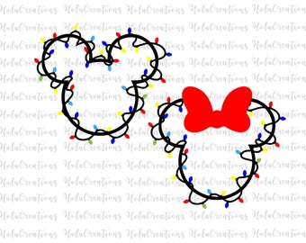 Mickey Christmas Lights Svg Png, 2026 Christmas Season Svg, Disney Squad Png Friends Shirt Design, Winter Svg Cut file, Holiday t-shirt