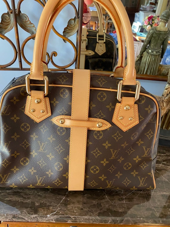 Authentic Louis Vuitton Monogram AB Manhattan GM Satchel 