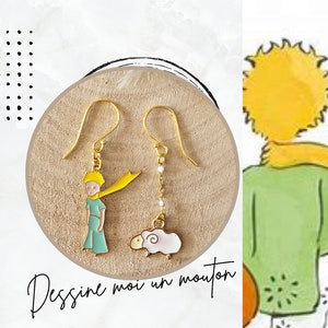 Boucles D'oreilles Pendantes Renard – Pompon – 1,6 X 1 Cm – Neuves