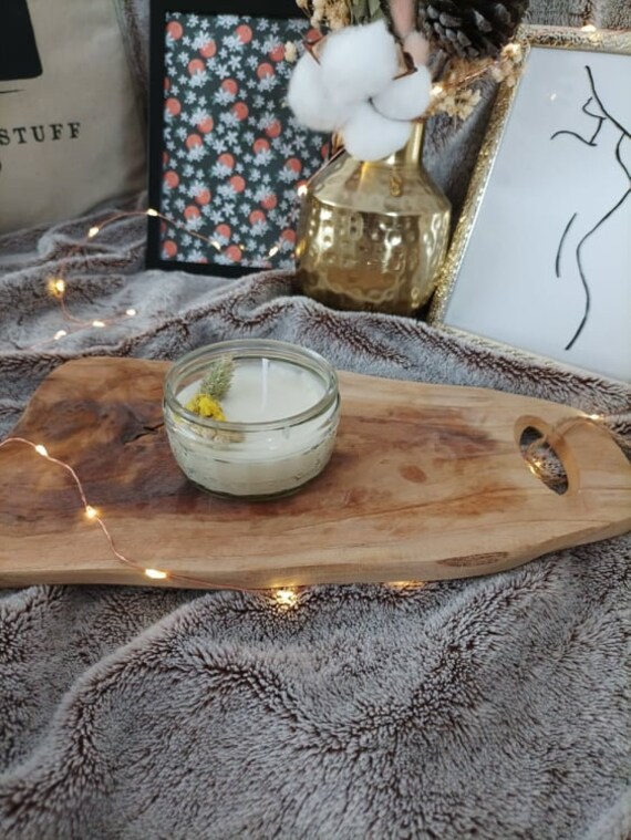 Bougie Fleurs Séchées