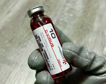 Resident Evil Style C-Virus Vial Prop: Umbrella Corporation Lab Sample