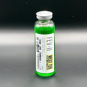 Estilo Fallout FEV II (virus evolutivo forzado) - Accesorio de vial de muestra de laboratorio