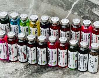 Resident Evil Style Virus Vial Prop Collection: Biohazard Lab Samples