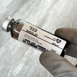 19 Mold - Virus and Pathogen Lab Sample Vial Prop - Resident Evil / Biohazard / Umbrella Corporation / The Connections