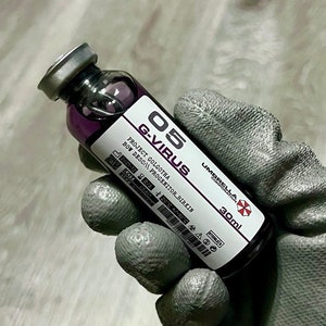 05 G-Virus - Virus and Pathogen Lab Sample Vial Prop - Resident Evil / Biohazard / Umbrella Corporation