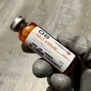 06 NE-T Virus - Virus and Pathogen Lab Sample Vial Prop - Resident Evil / Biohazard / Umbrella Corporation