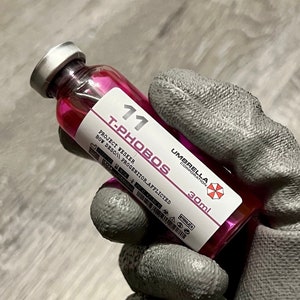 11 T-Phobos - Virus and Pathogen Lab Sample Vial Prop - Resident Evil / Biohazard / Umbrella Corporation