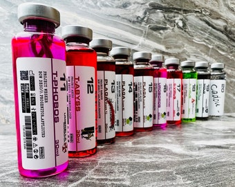 Resident Evil Style Virus Vial Prop: Lore Compliant Lab Sample