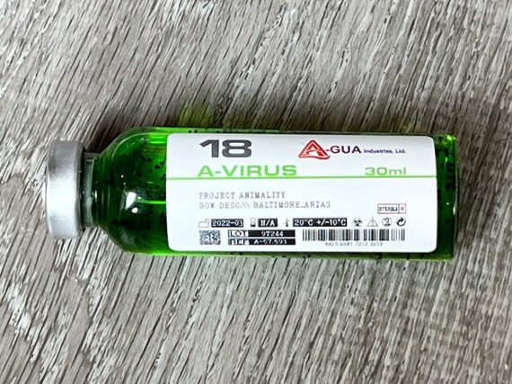 Accessoire pour flacon d'chantillons A-Virus Lab - Inspir de Resident  Evil - Etsy France