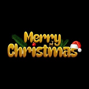 Merry Christmas - CLIP ART - Composite / Pngs