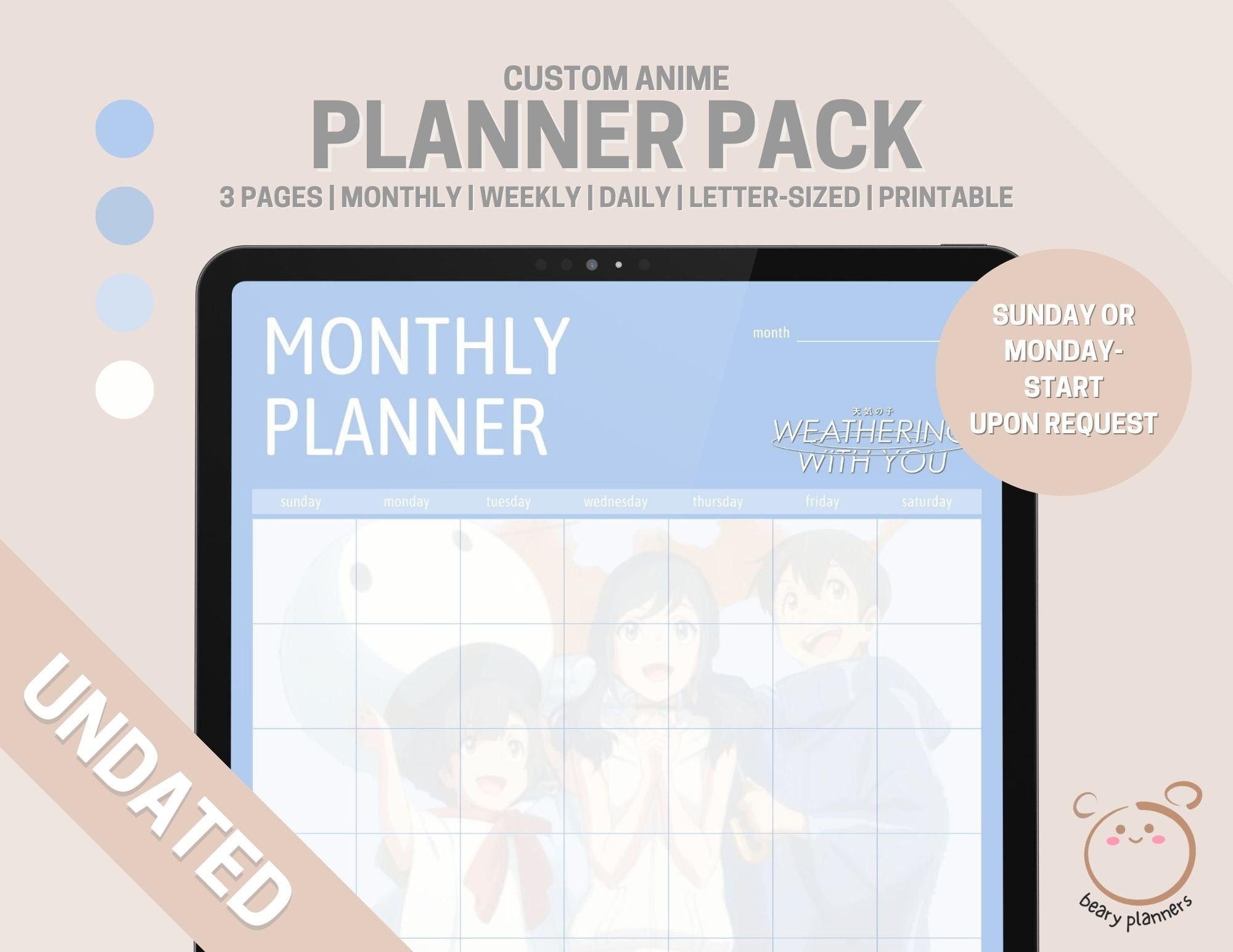 Haikyuu anime minimalist weekly planner notepad school office stationary  part 1 | Shopee Philippines