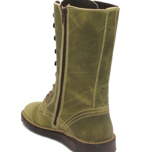 Oxygen Stitch Down Zip Up Boot Taff Apple Green image 4