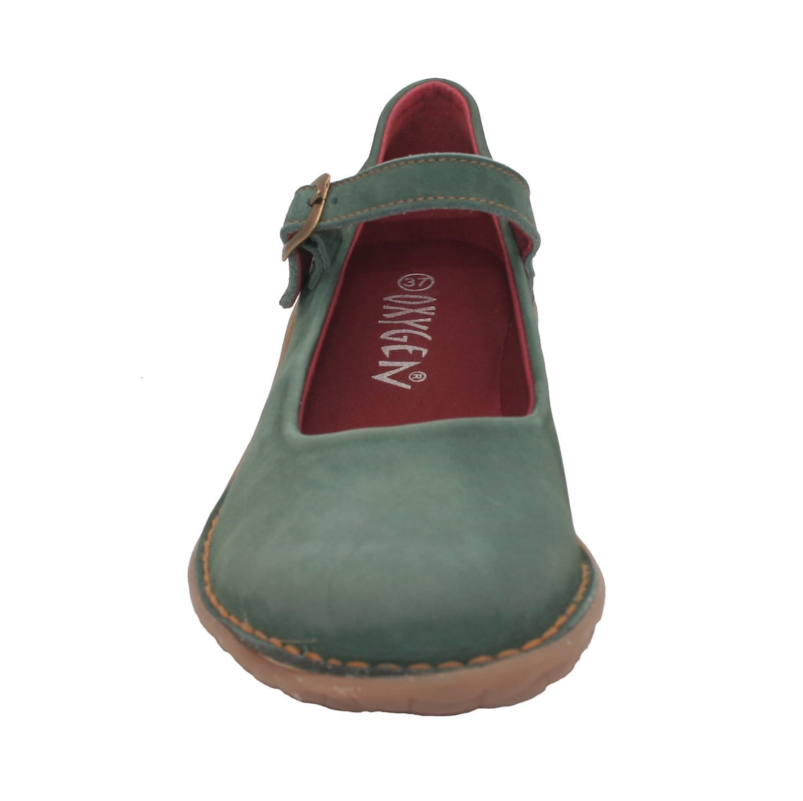 Oxygen Leather Mary Jane Wedge Shoe Florence Green Etsy UK