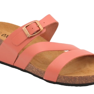 Sandale Oxygen Wedge en cuir Alicante Terracotta