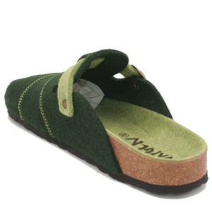 Oxygen Footbed Felt Clog Bath in Green image 4