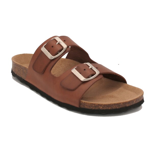 Oxygen Footbed Sandal Paris Leather Brown