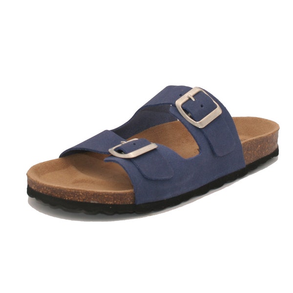 Oxygen Footbed Sandal Paris Navy Blue