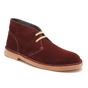 Oxygen Men&#39;s Stitch Down Suede Leather Desert Boot Berlin Rust