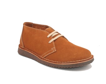 Oxygen's Classic Desert Boot Dresden Suede Tan