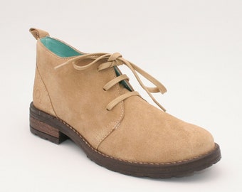 Oxygen suede ankle boot Tweed Sand