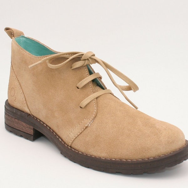 Oxygen suede ankle boot Tweed Sand