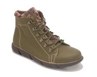 Oxygen Stitch Down Hiking Style Boot Lubeck Avacado