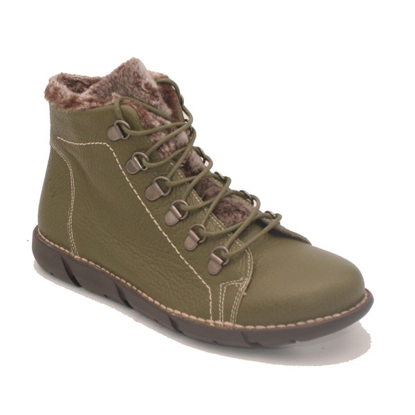 Oxygen Stitch Down Hiking Style Boot Lubeck Avacado