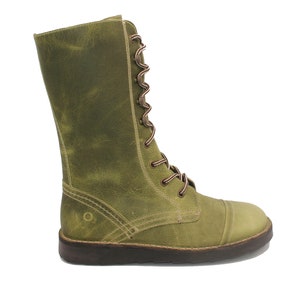 Oxygen Stitch Down Zip Up Boot Taff Apple Green image 3