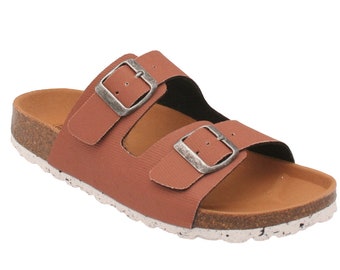 Oxygen Sustainable Footbed Sandal Tasman Tan