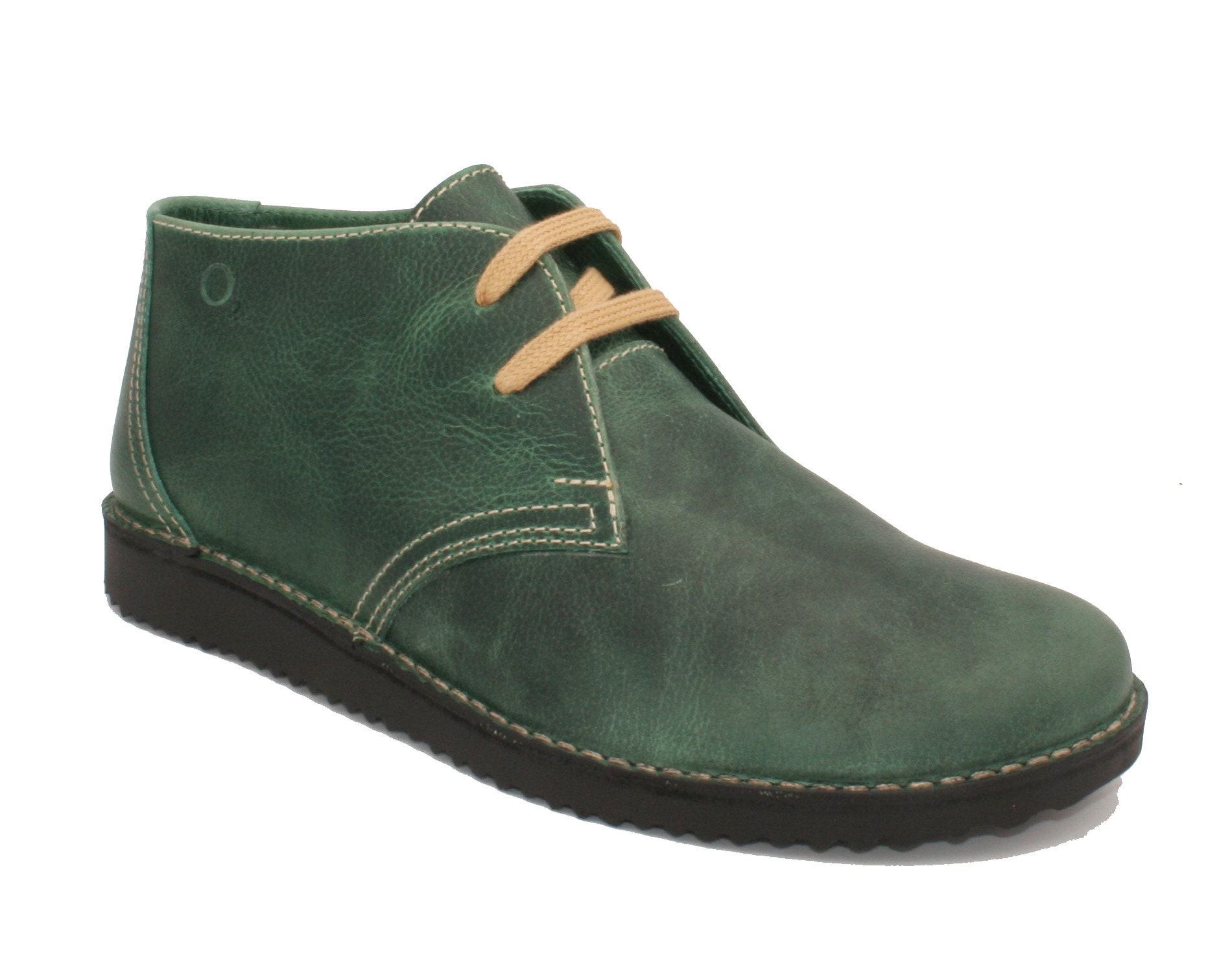 Oxygen Men's Stitch Down Leather Desert Boot Bombay Green